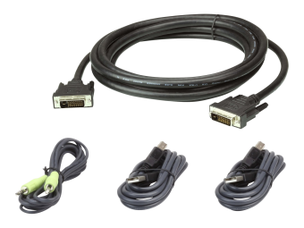 ATEN 2L-7D03UDX4 - Tastatur-  Video-  Maus- (KVM-)