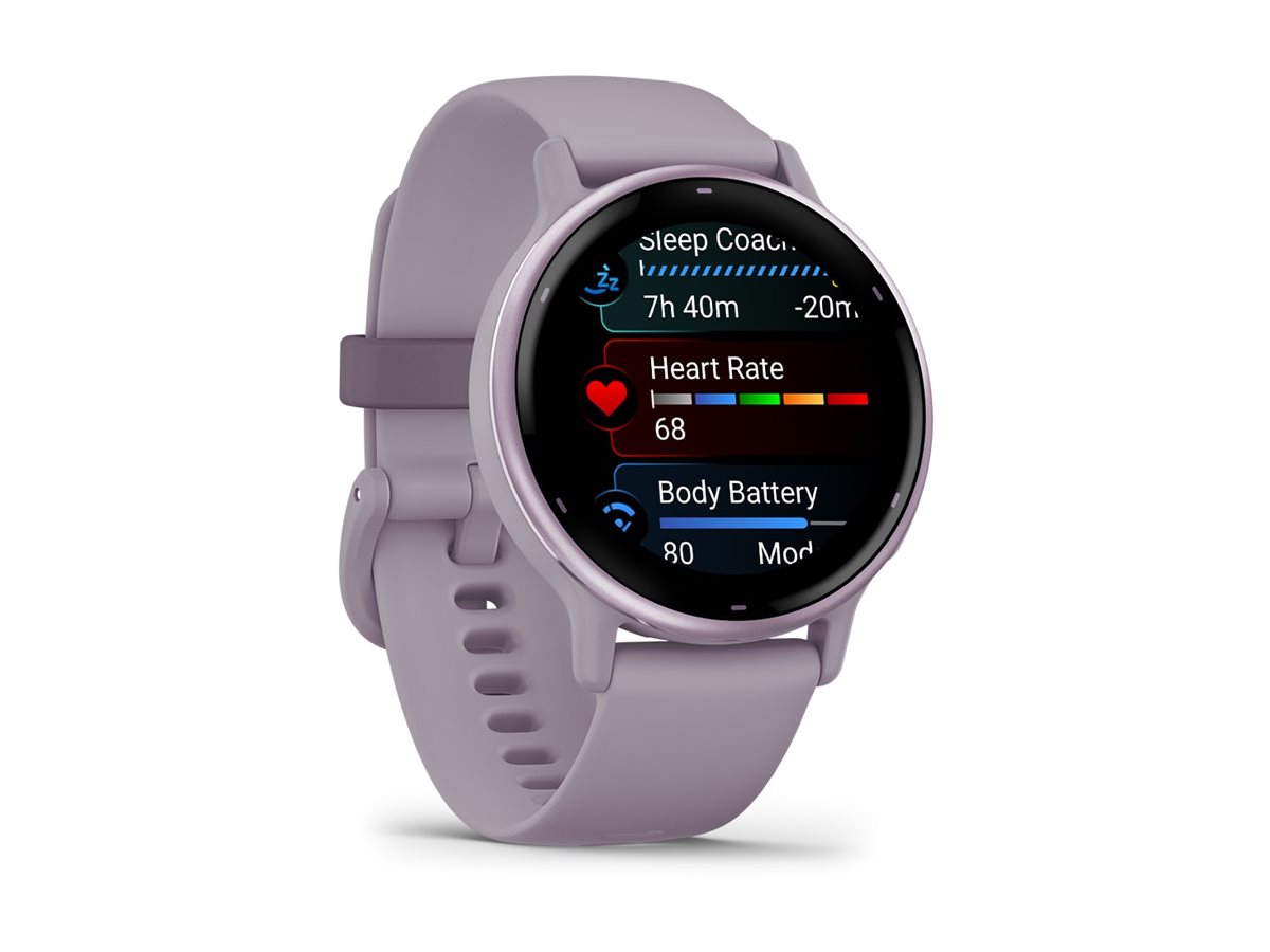 Garmin vívoactive 5 - Orchid - intelligente Uhr mit Band - Silikon - Handgelenkgröße 125-190 mm - Anzeige 3.04 cm (1.2")