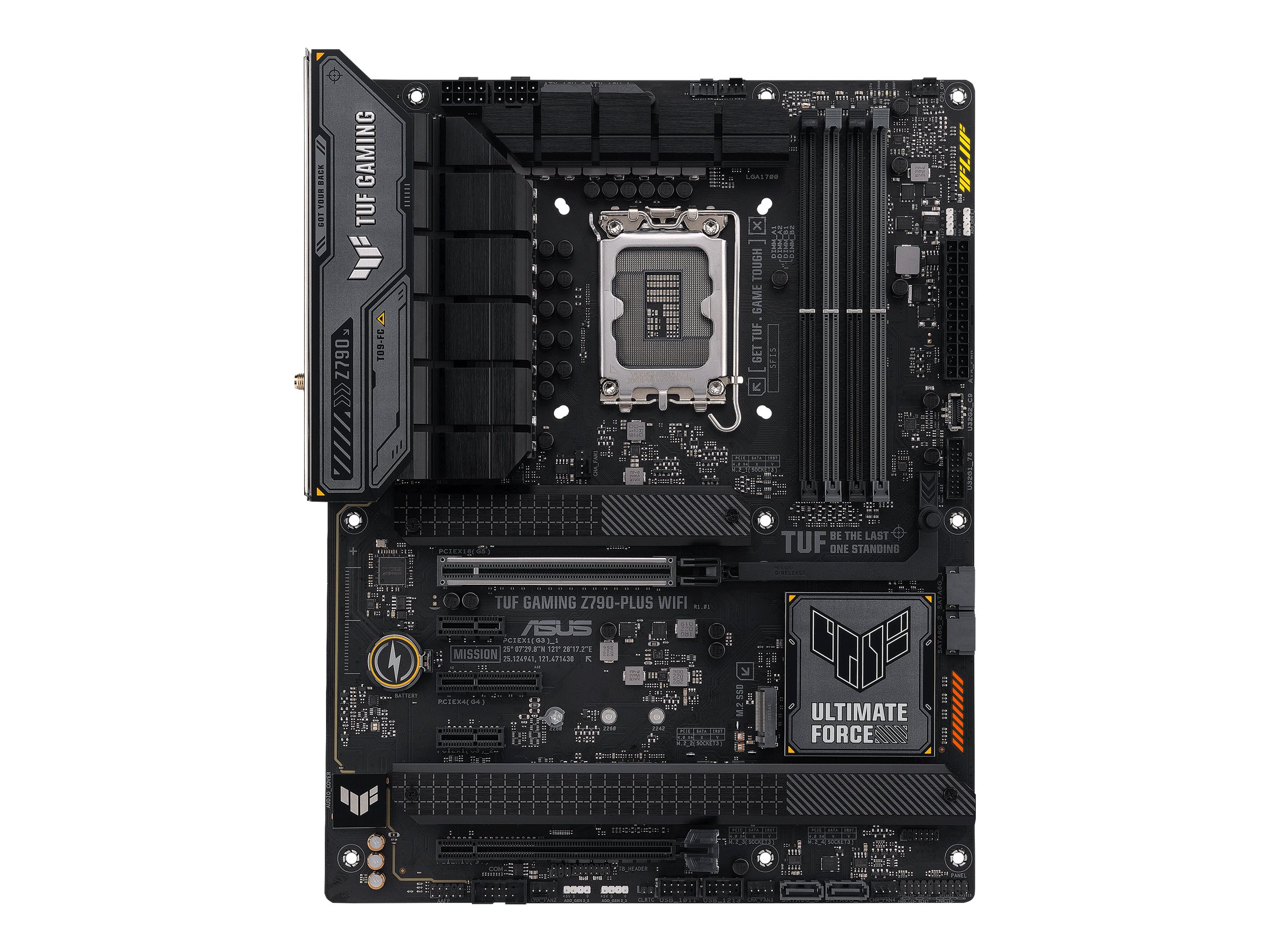 ASUS TUF GAMING Z790-PLUS WIFI - Motherboard - ATX - LGA1700 Sockel - Z790 Chipsatz - USB-C 3.2 Gen 2x2, USB-C 3.2 Gen2, USB 3.2 Gen 2, USB 3.2 Gen 1 - 2.5 Gigabit LAN, Wi-Fi 6E, Bluetooth - Onboard-Grafik (CPU erforderlich)