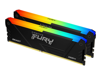 Kingston FURY Beast RGB - DDR4 - Kit - 64 GB 2 x 32 GB
