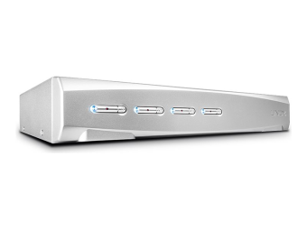 Lindy 4 Port DVI-I Single Link, USB 2.0 & Audio