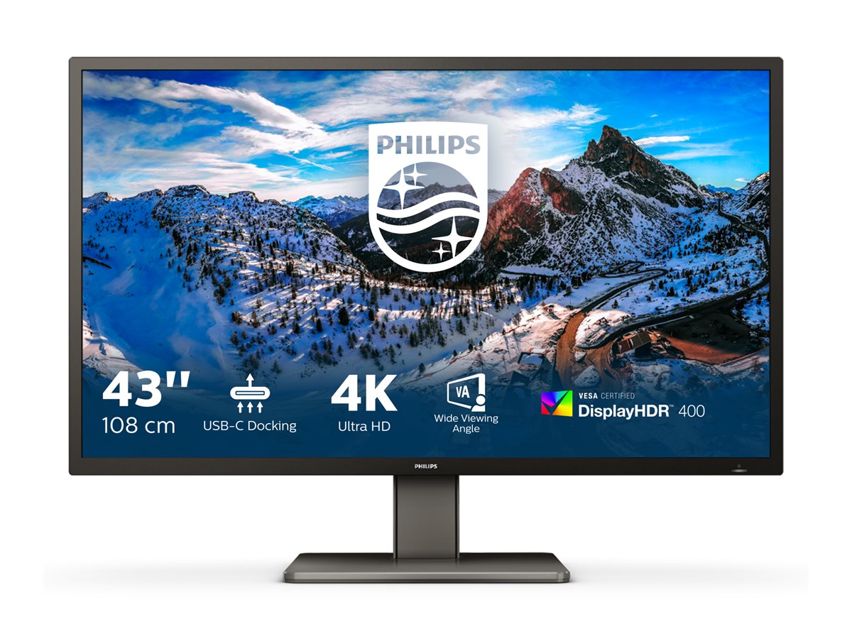 Philips 439P1 - LED-Monitor - 108 cm (43") - 3840 x 2160 4K @ 60 Hz