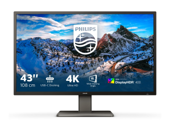 Philips 439P1 - LED-Monitor - 108 cm (43") - 3840 x 2160 4K @ 60 Hz