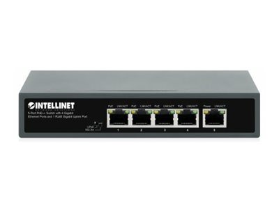Intellinet Switch - unmanaged - 4 x 101001000 (PoE++)
