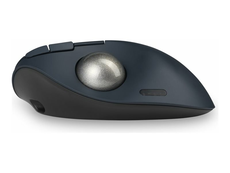 Kensington Pro Fit Ergo TB550 Trackball EQ - Trackball - ergonomisch - optisch - 9 Tasten - kabellos - 2.4 GHz, Bluetooth - kabelloser Empfänger (USB)