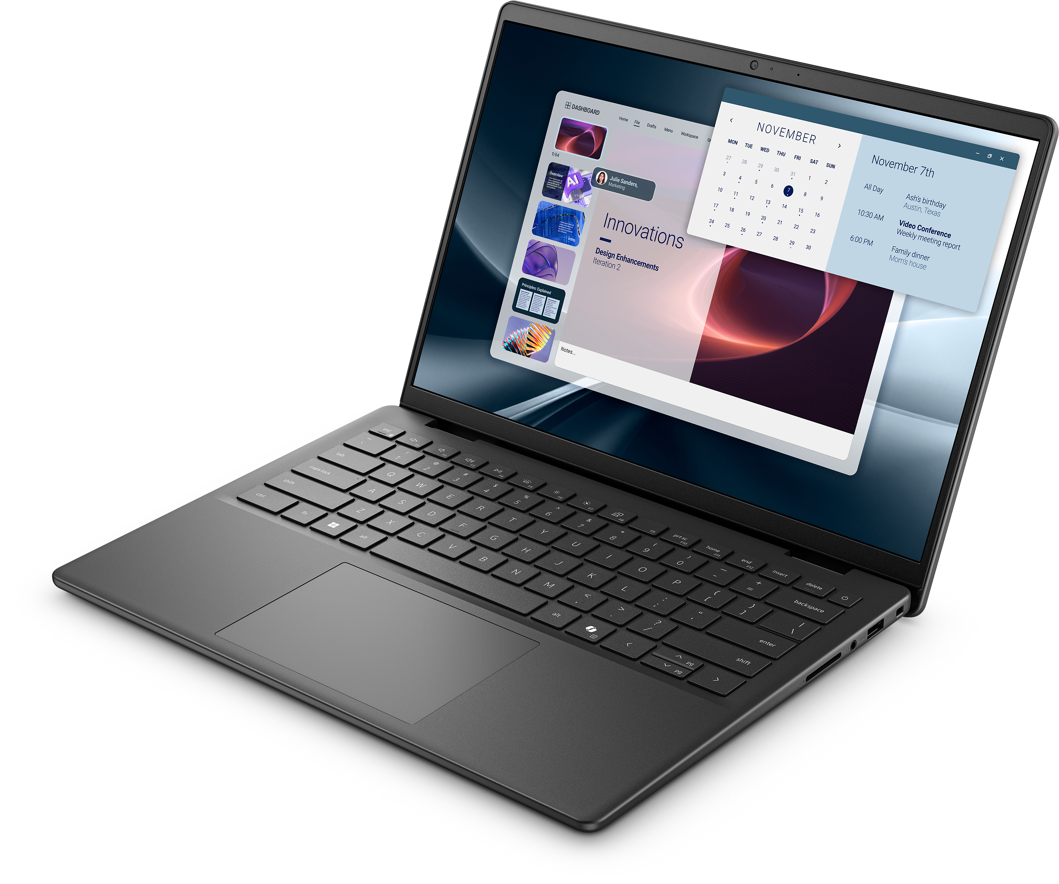 Dell Pro 14 Essential PV14255 - AMD Ryzen AI 5 330 - Win 11 Pro - Radeon 820M - 16 GB RAM - 512 GB SSD NVMe, Class 25 - 35.565 cm (14")