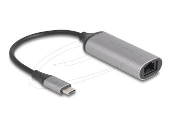 Delock Netzwerkadapter - USB-C - 10M100M1G2.5G5 Gigabit Ethernet x 1