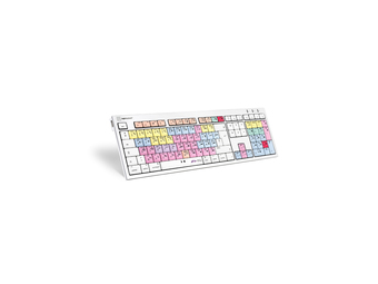 Logickeyboard LKB-PT-CWMU-FR - Volle Größe (100%) - Kabelgebunden - USB - Mechanischer Switch - AZERTY - Mehrfarbig