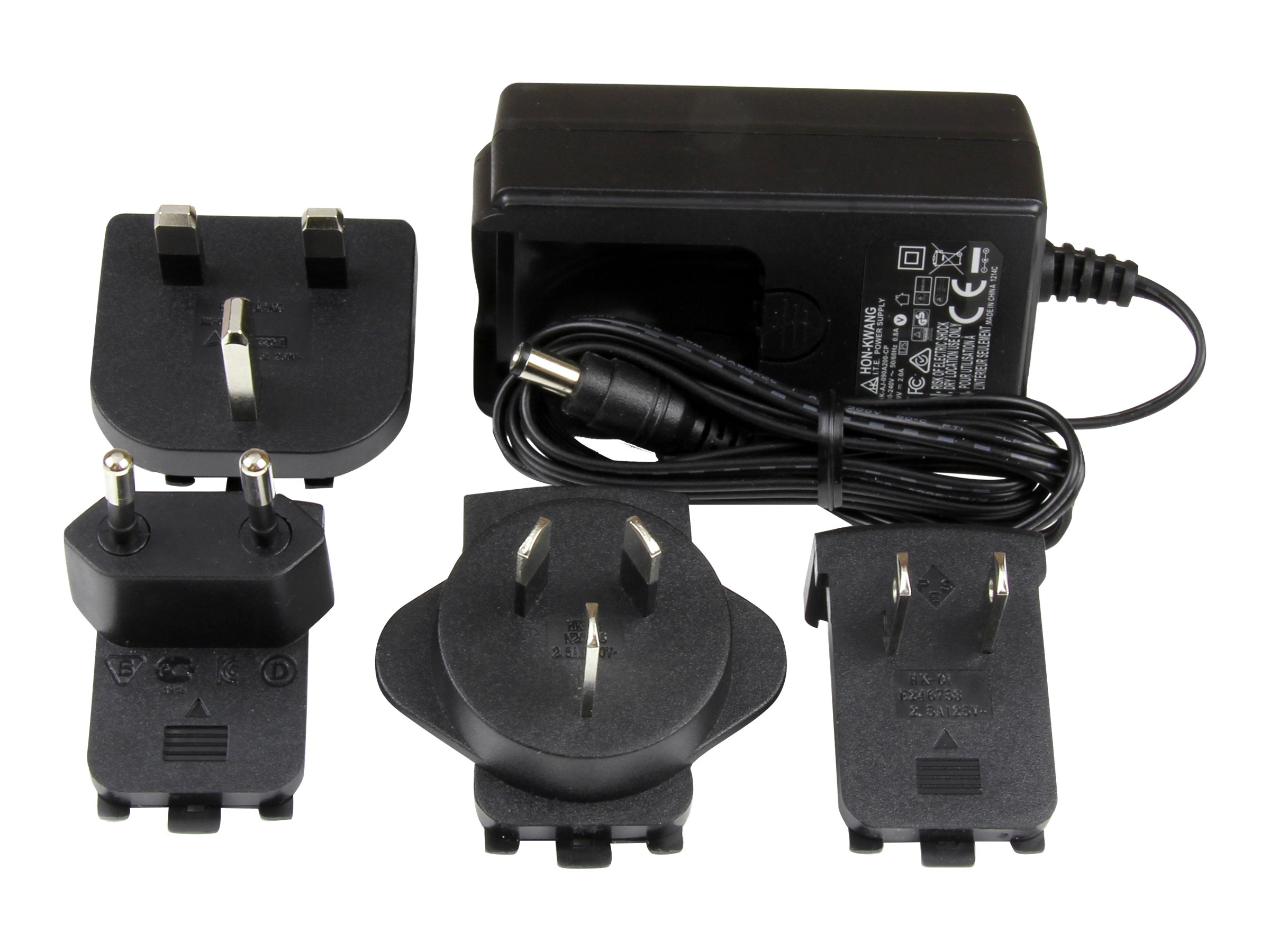 StarTech.com Universal Replacement Power Adapter - DC 9 Volts 2 Amps Power Adapter (SVA9M2NEUA)