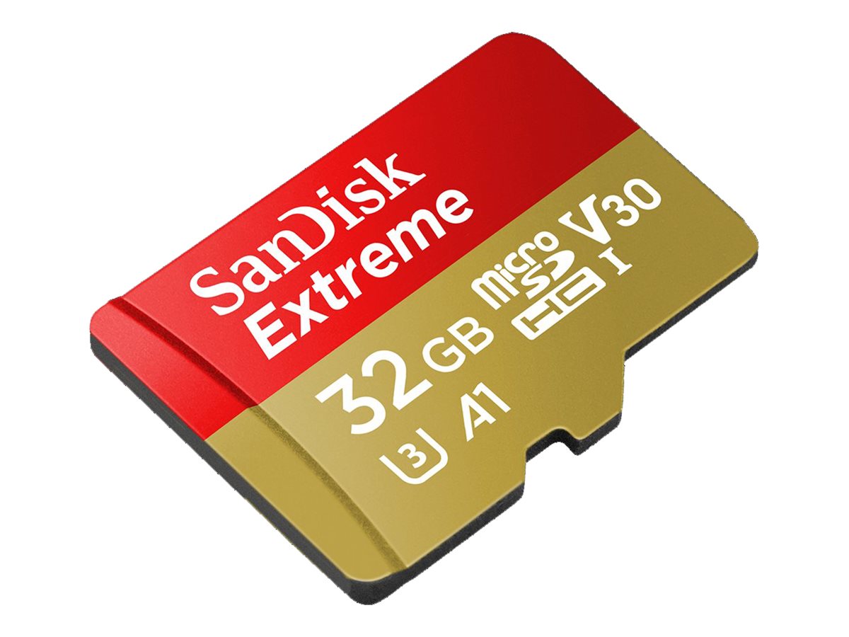 SanDisk Extreme - Flash-Speicherkarte (microSDHCSD-Adapter