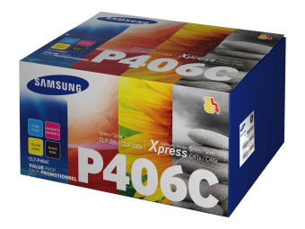 HP Samsung CLT-P406C - 4er-Pack - Schwarz Gelb Cyan Magenta - Original - Tonerpatrone (SU375A)