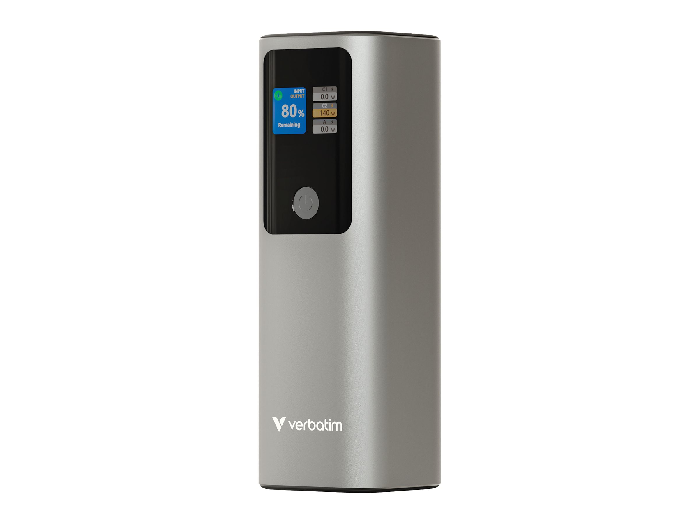 Verbatim Charge n Go - Induktive Power Bank - Magnethalterung - 27000 mAh - 65 Watt - Fast Charge - 3 Ausgabeanschlussstellen (24 pin USB-C)