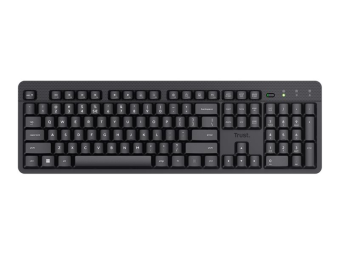 Trust Ody II - Tastatur - leise - 100% - full size