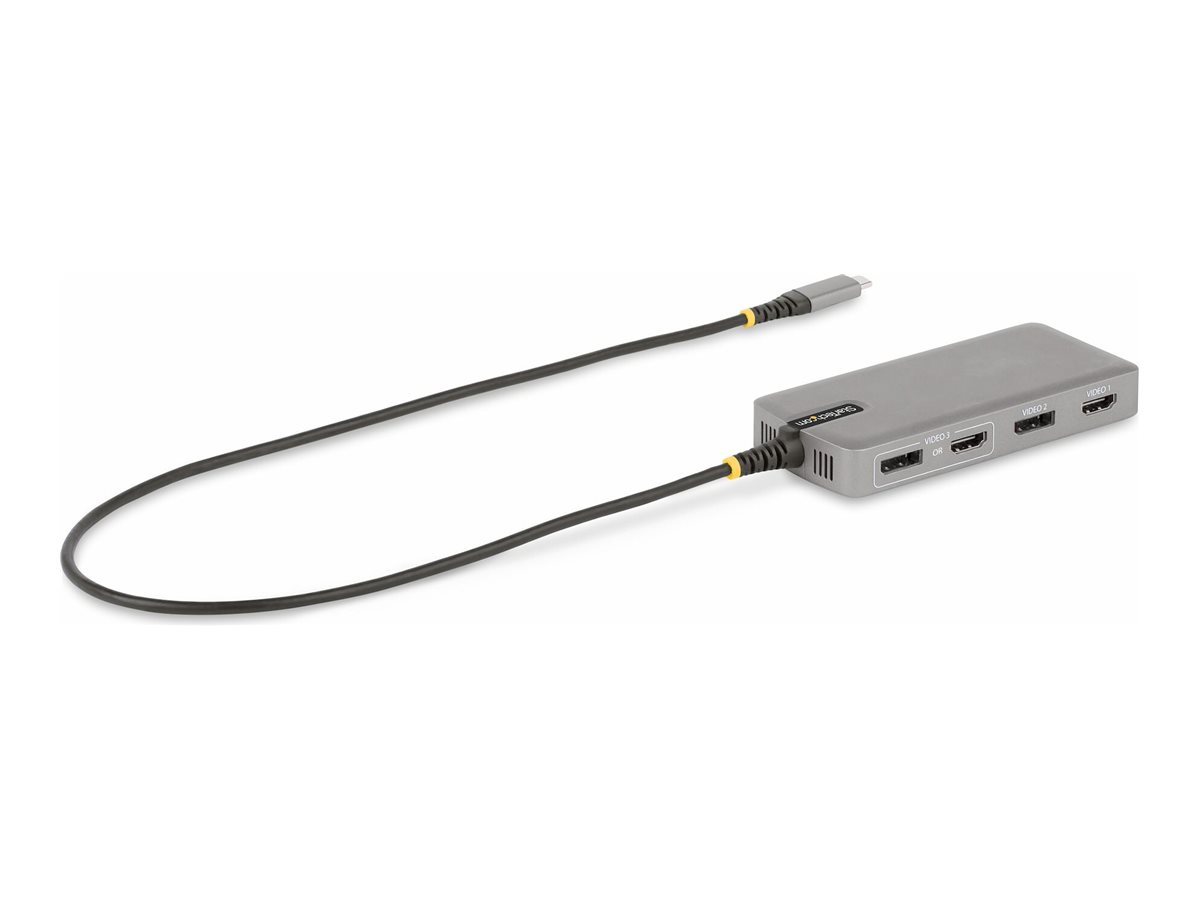 StarTech.com USB-C Multiport Adapter, 3 Monitor