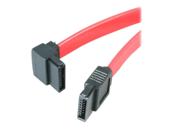 StarTech.com 30cm SATA Serielles ATA Kabel links gewinkelt - BuBu - S-ATA Anschlusskabel - SATA-Kabel - Serial ATA 150300600 - SATA (R)