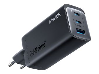 Anker Innovations Anker 737 - Netzteil - 120 Watt - 5 A - Anker PowerIQ 4.0 - 3 Ausgabeanschlussstellen (2 x USB-C, USB Typ A)
