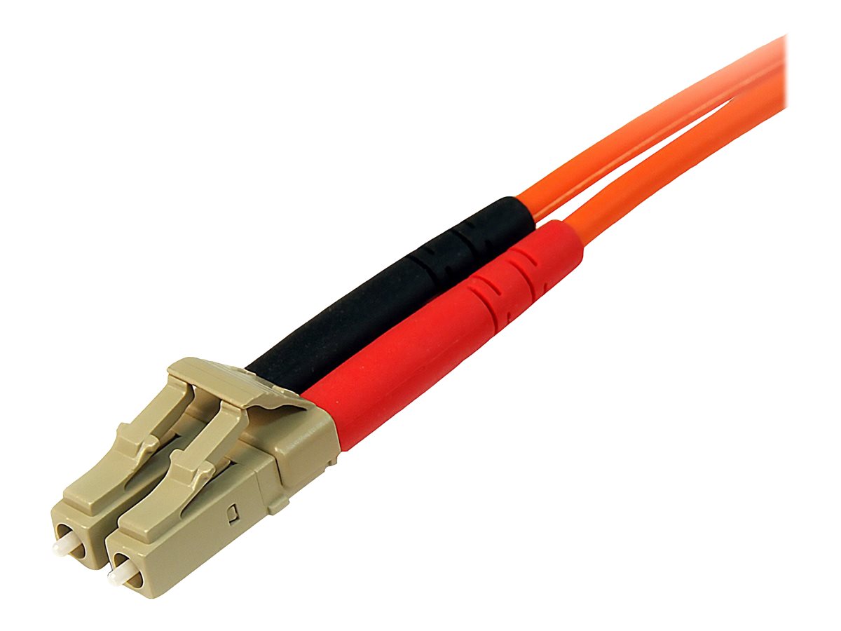 StarTech.com 1m Fiber Optic Cable - Multimode Duplex 50125 - LSZH - LCLC - OM2 - LC to LC Fiber Patch Cable (50FIBLCLC1)