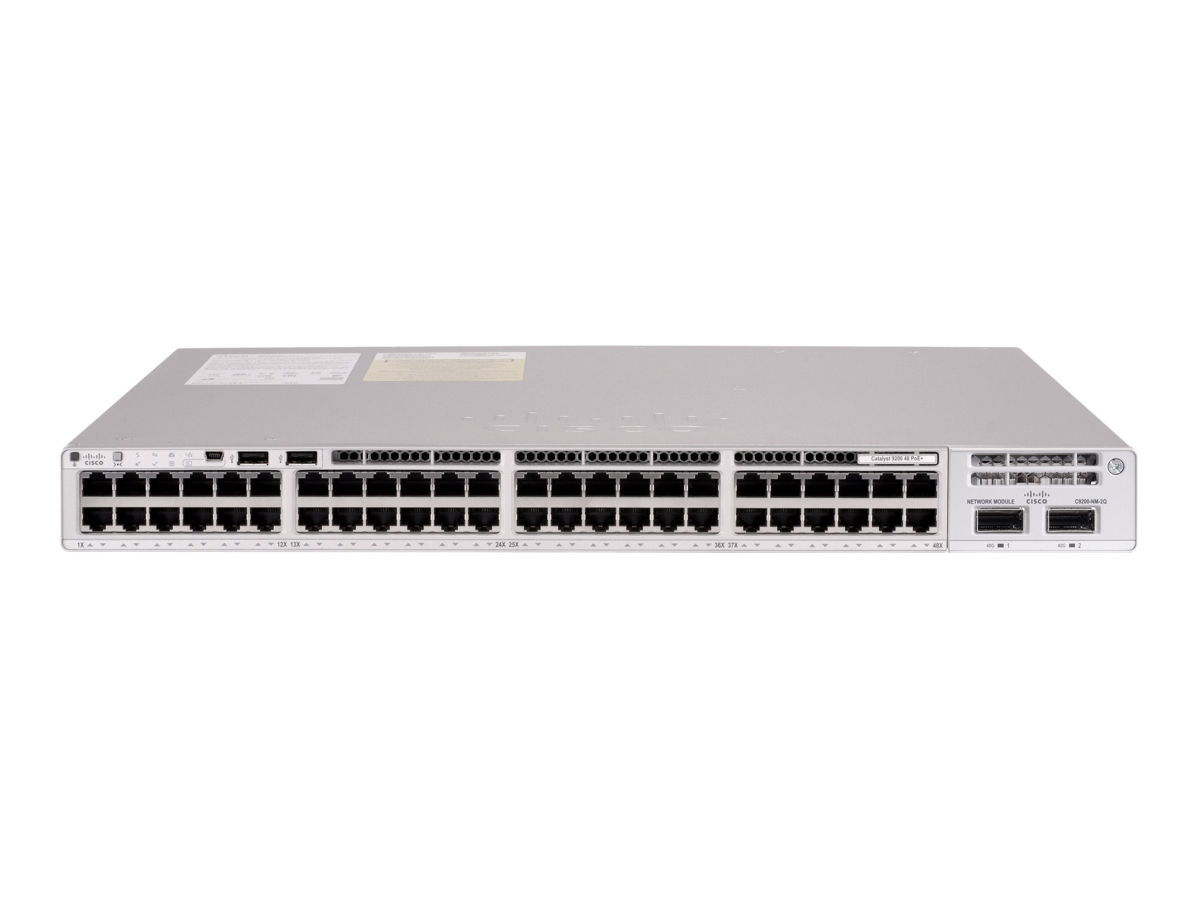 Cisco Catalyst 9200 - Network Essentials - Switch - L3 - Smart - 40 x 101001000 (PoE+)