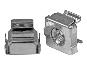 StarTech.com Käfigmutter M5 für Server Rack  -Schrank Packung mit 50 - Cage Nuts für Serverschränke - Vorspannmutter für Rack (Packung mit 50)