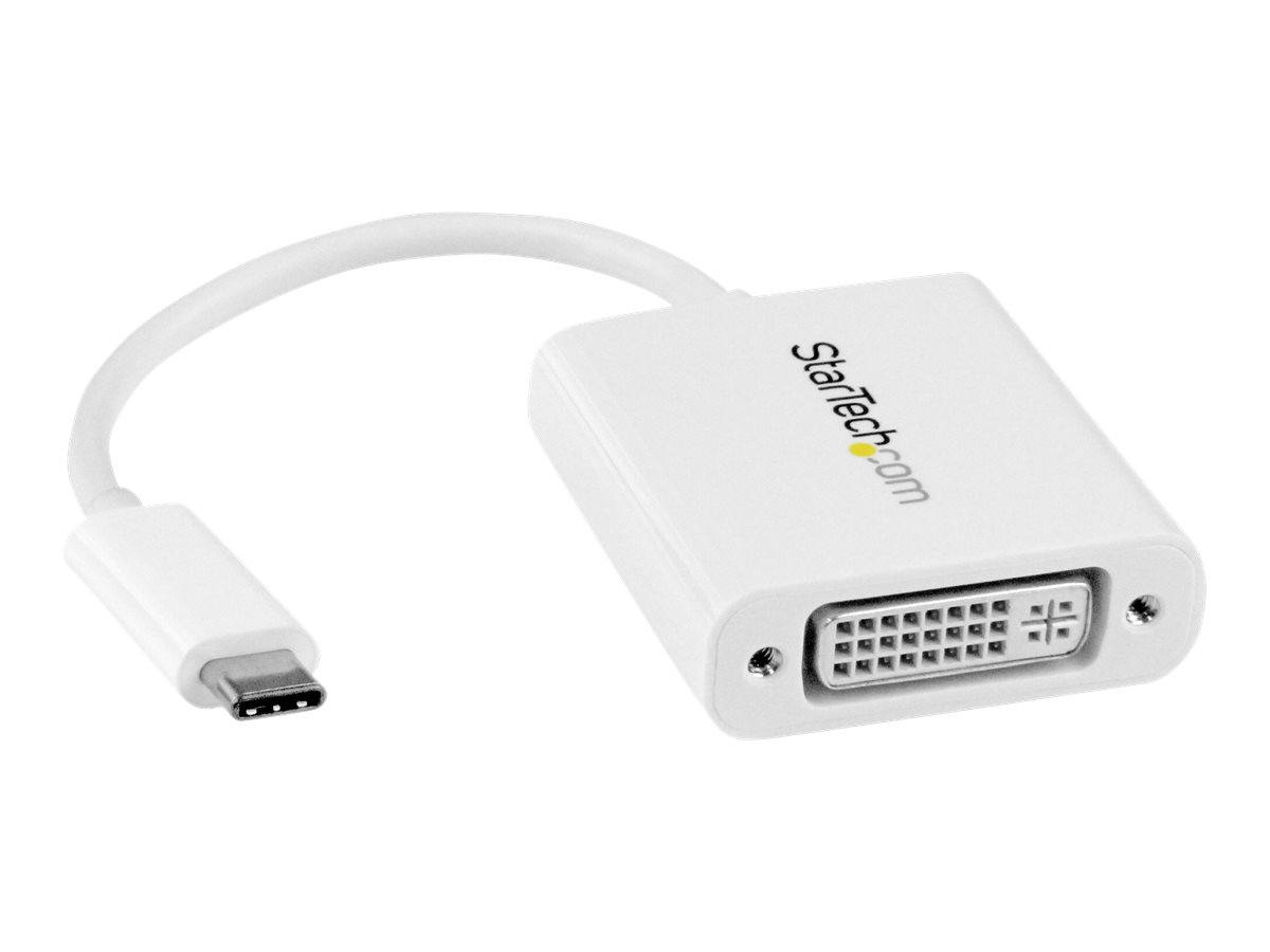 StarTech.com USB-C auf DVI Adapter - USB Type-C DVI Konverter für MacBook, Chromebook, Dell XPS oder andere USB-C Geräte