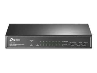 TP-LINK TL-SF1009P - Switch - unmanaged - 8 x 10100 (PoE+)
