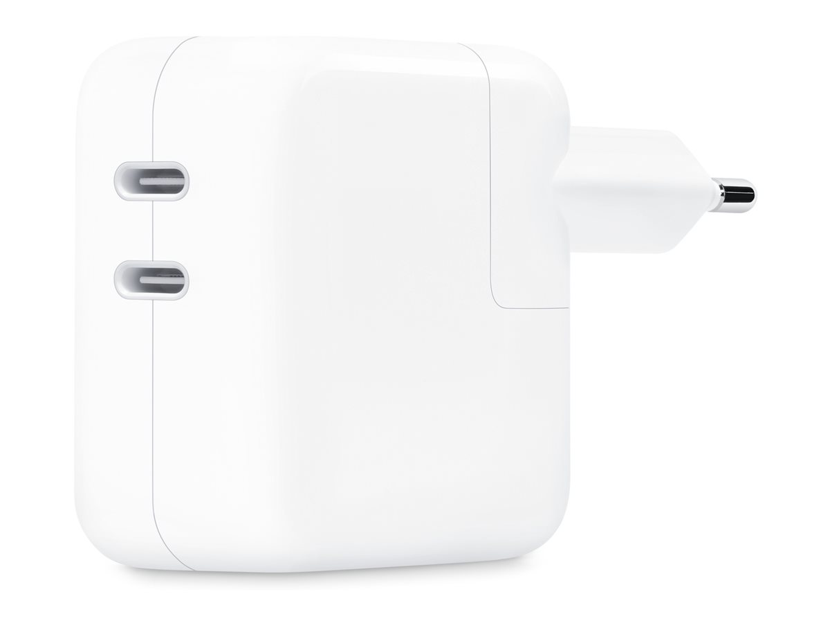 Apple Netzteil - 35 Watt - 2 Ausgabeanschlussstellen (USB-C)