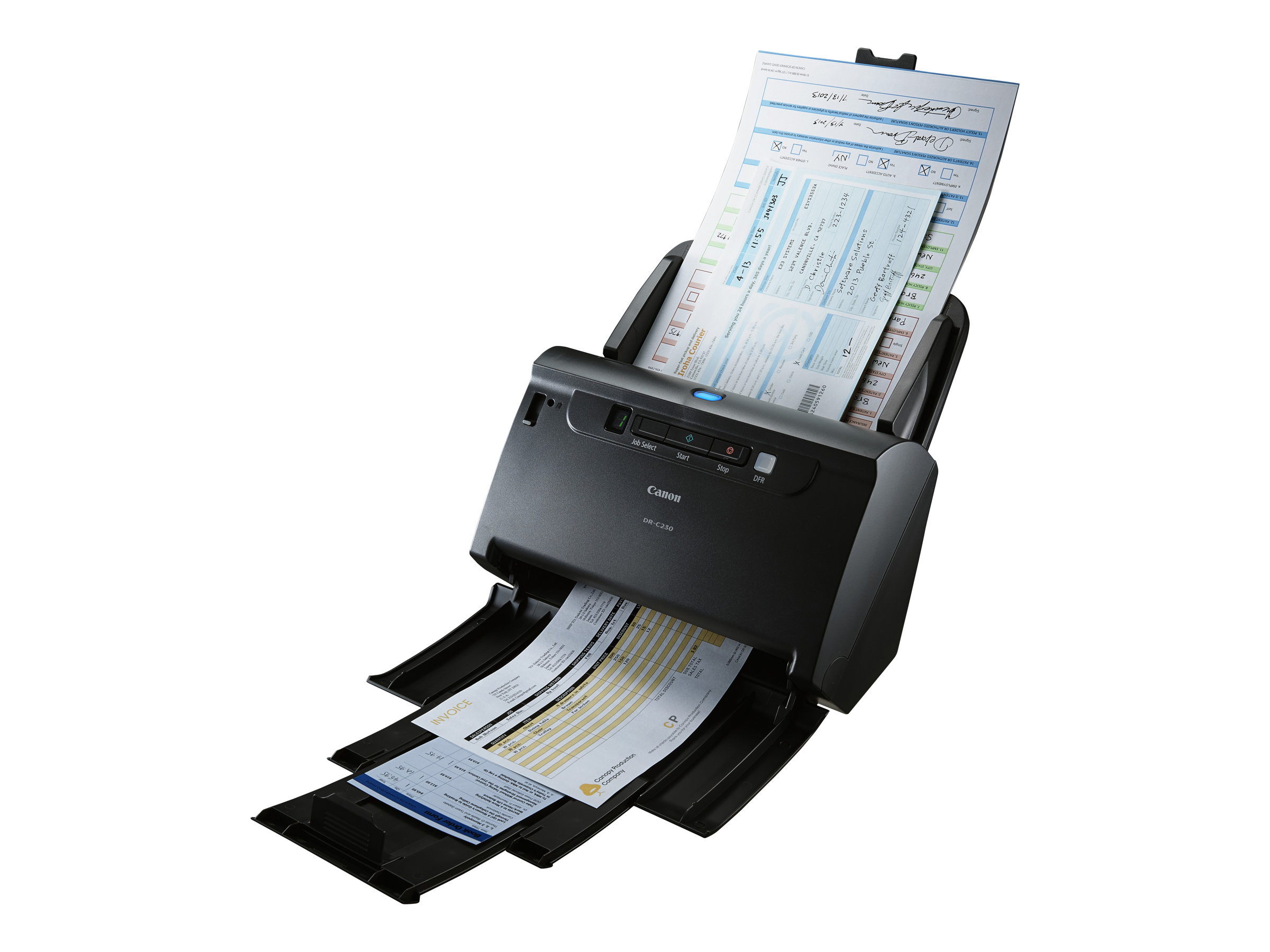 Canon imageFORMULA DR-C230 - Dokumentenscanner - CMOS  CIS - Duplex - Legal - 600 dpi x 600 dpi - bis zu 30 SeitenMin. (einfarbig)