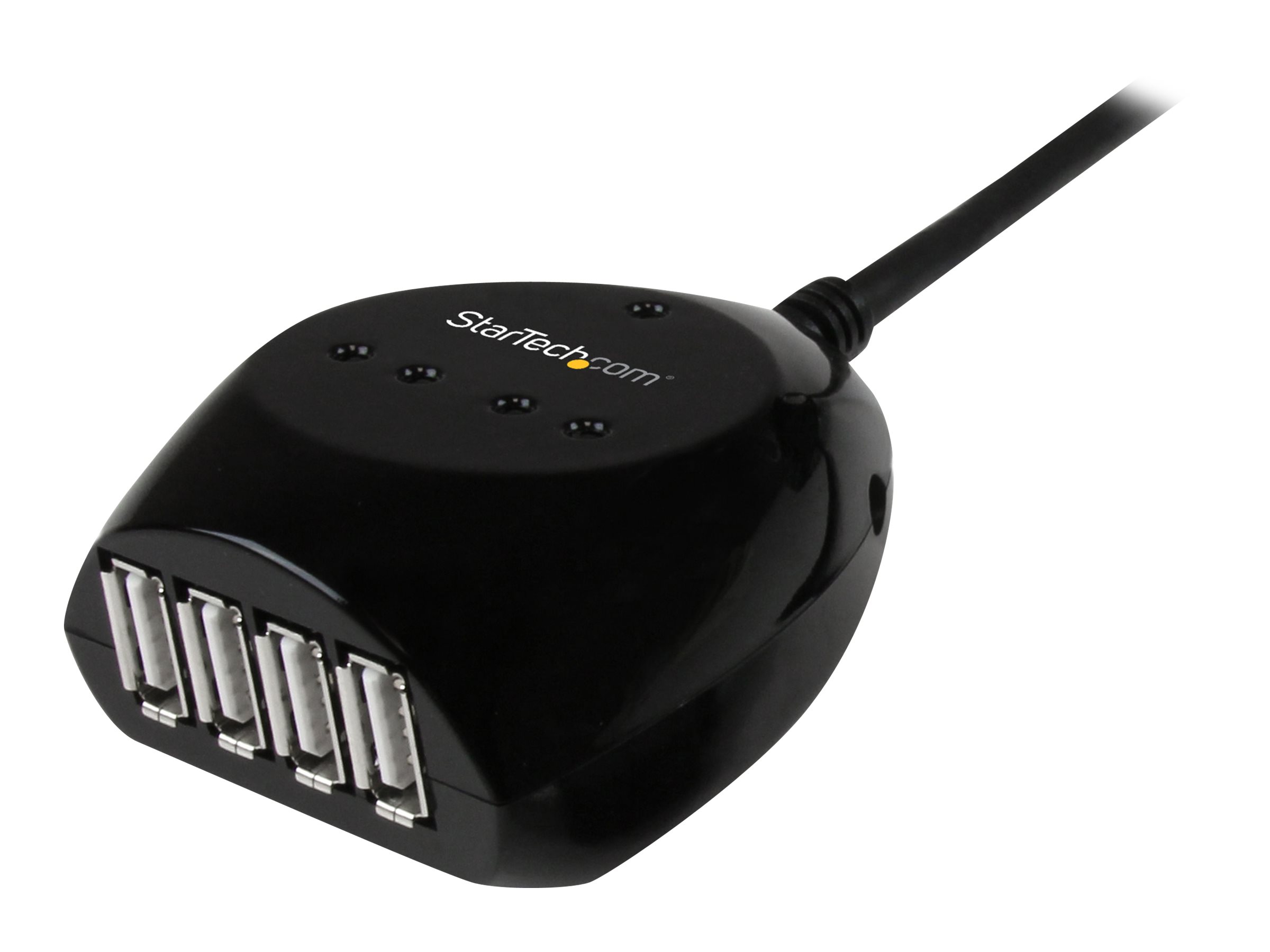 StarTech.com 15m USB 2.0 Kabel aktiv mit 4 Port USB Hub