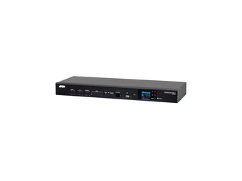 ATEN Kontrollsystem – Control Box Gen. 2 mit Dual-LAN - Schwarz - Metall - LCD - 406 cm (1.6) - 128 x 64 Pixel - 144 BTUh