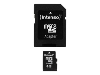 Intenso Class 10 - Flash-Speicherkarte (microSDHCSD-Adapter inbegriffen)