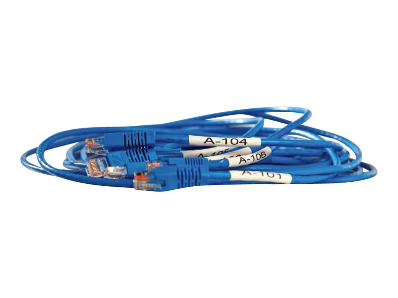 Dymo Rhino Heat Shrink Tubes - Schwarz auf Weiß - Rolle (2,4 cm x 1,5 m)