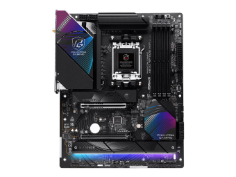 ASRock Phantom Gaming X870 RIPTIDE WiFi - Motherboard - ATX - Socket AM5 - AMD X870 Chipsatz - USB4, USB 3.2 Gen 1, USB 3.2 Gen 2, USB-C 3.2 Gen 2x2 - 2.5 Gigabit LAN, Wi-Fi 7, Bluetooth - Onboard-Grafik (CPU erforderlich)