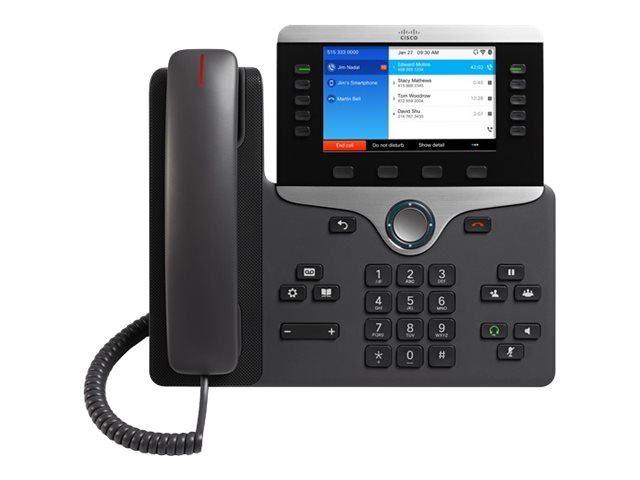 Cisco IP Phone 8861 - VoIP-Telefon - IEEE 802.11abgnac (Wi-Fi)