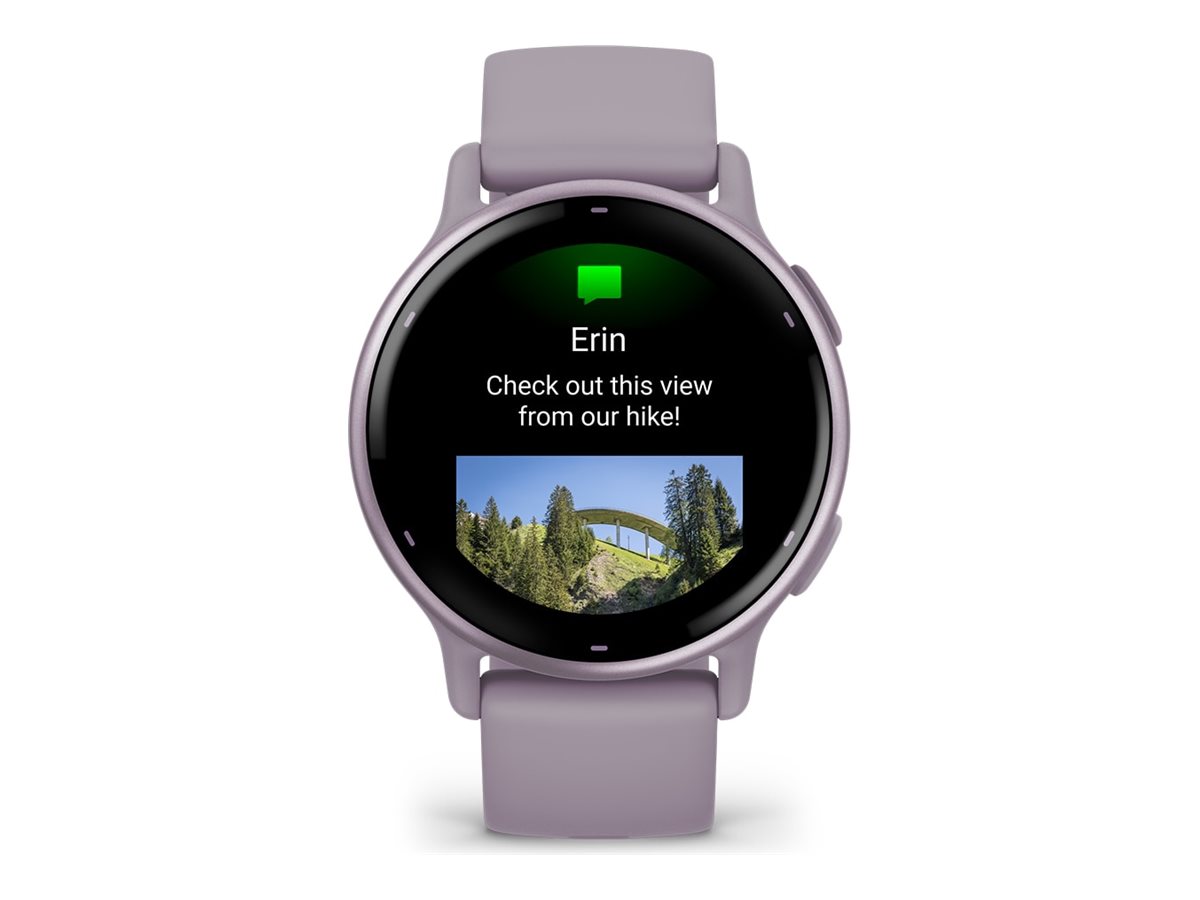Garmin vívoactive 5 - Orchid - intelligente Uhr mit Band - Silikon - Handgelenkgröße 125-190 mm - Anzeige 3.04 cm (1.2")