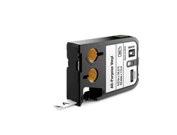 Dymo XTL Allzweck-Vinyl - Vinyl - permanenter Klebstoff - Schwarz auf Weiß - Rolle (1,2 cm x 7 m)