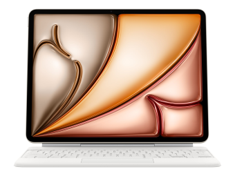 Apple Magic Keyboard - Tastatur und Foliohülle - mit Trackpad - Apple Smart connector - QWERTZ - Ungarisch - für 13-inch iPad Air (M2, M3)