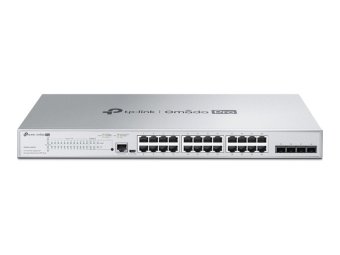TP-LINK Omada Pro S5500-24GP4F V1.6 - Switch - L2+ - managed - 24 x 101001000 + 4 x 1000Base-X SFP - an Rack montierbar - PoE+ (250 W)