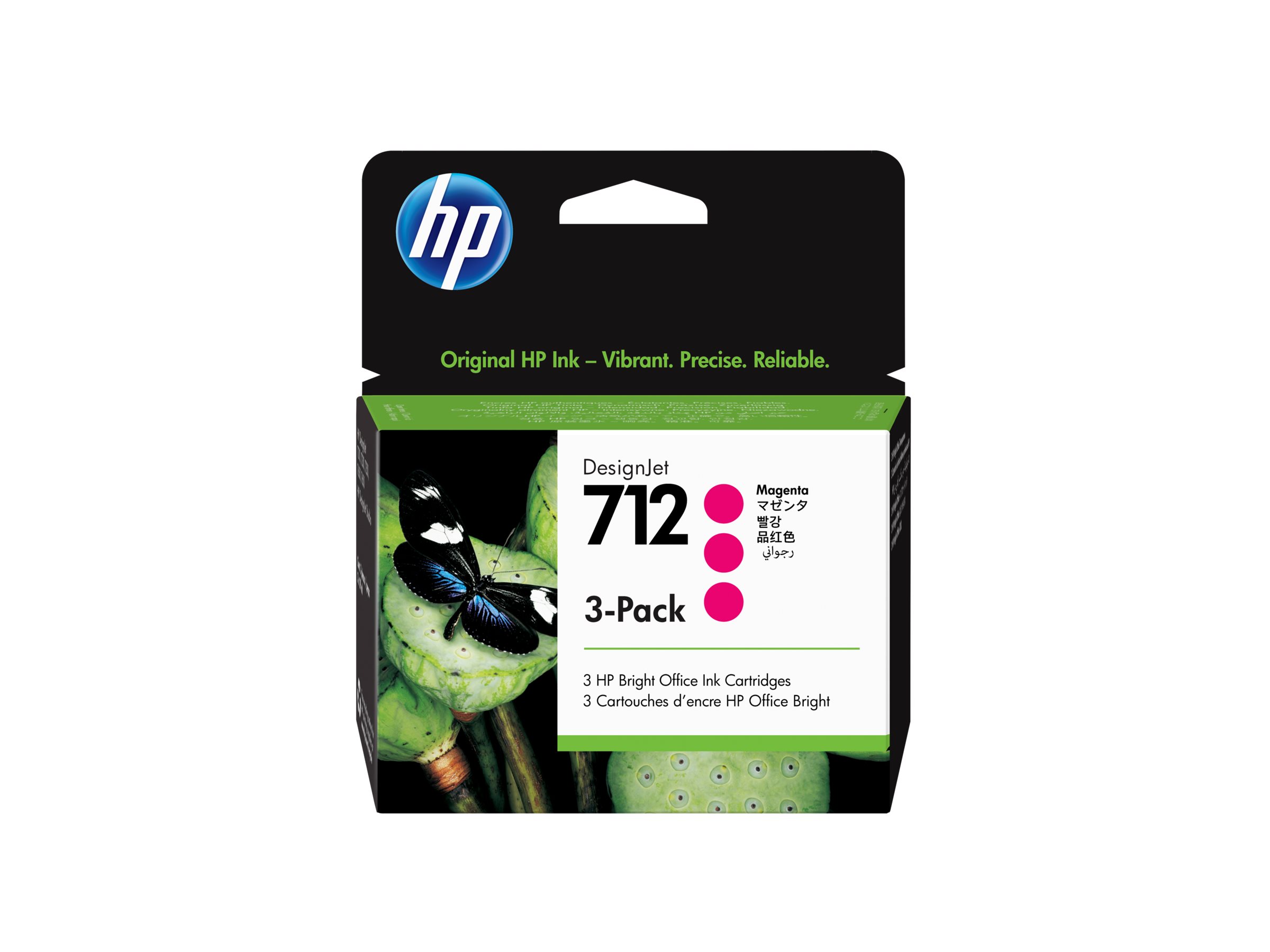 HP 712 - 3er-Pack - 29 ml - Magenta - original