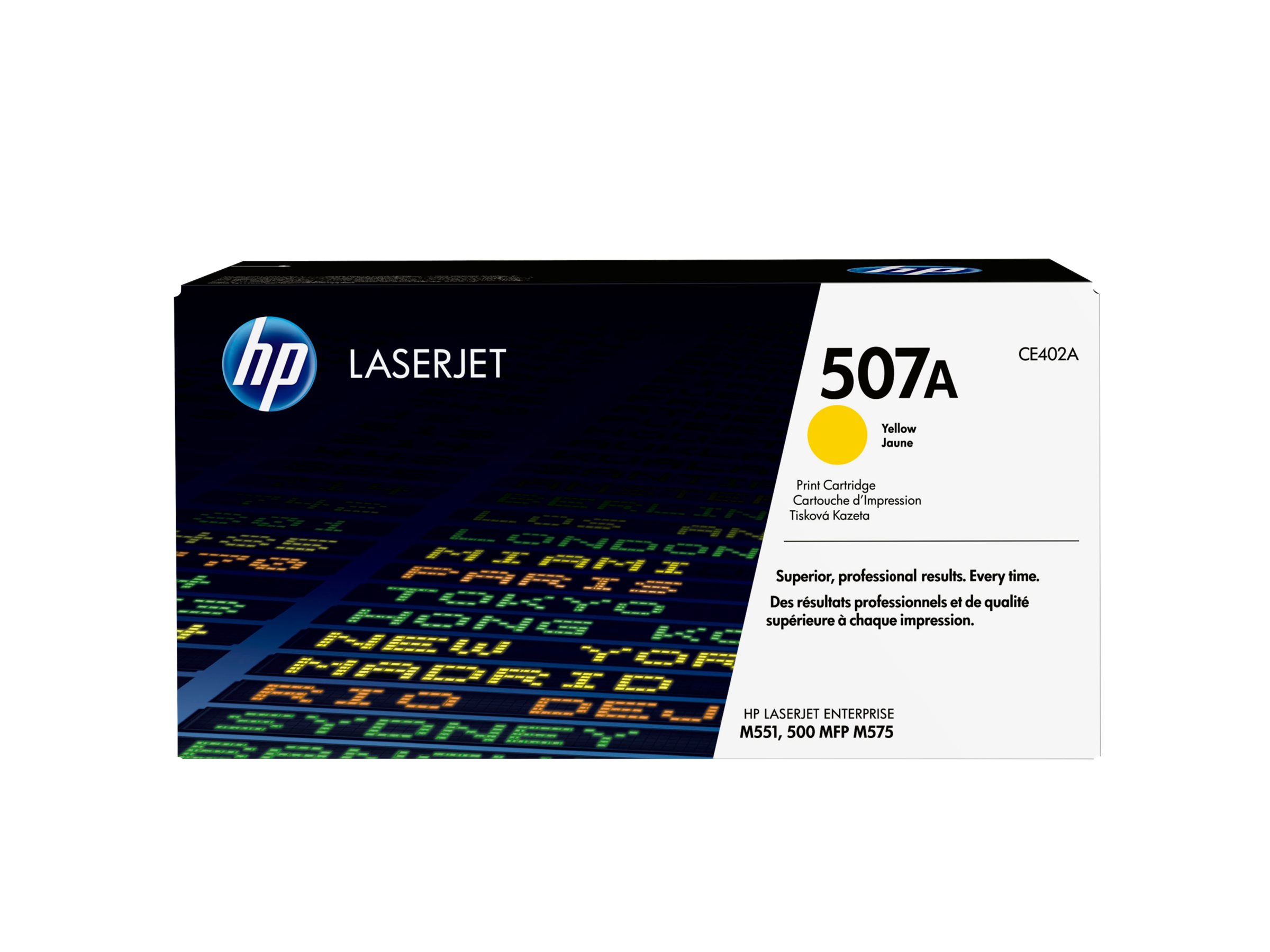 HP 507A - Gelb - original - LaserJet - Tonerpatrone (CE402A)
