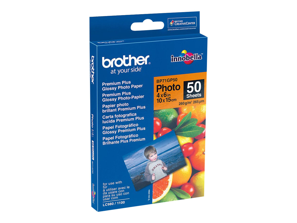 Brother BP - Glänzend - 100 x 150 mm 50 Blatt