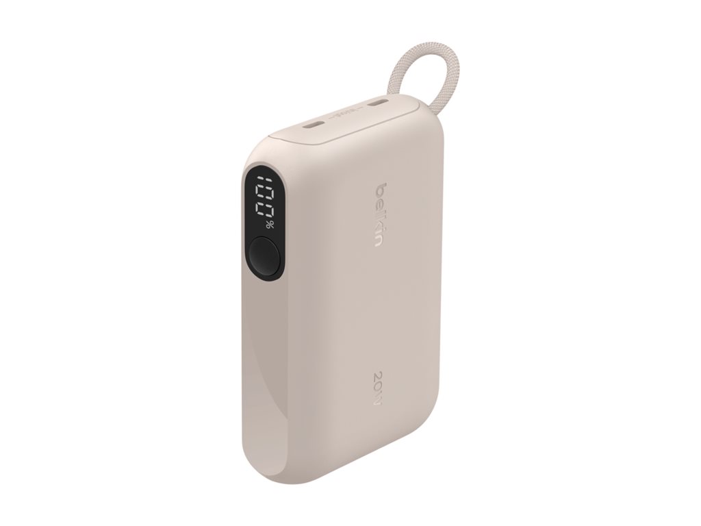Belkin BoostCharge - Powerbank - mit Display - 10000 mAh - 20 Watt - PD - 2 Ausgabeanschlussstellen (USB-C)