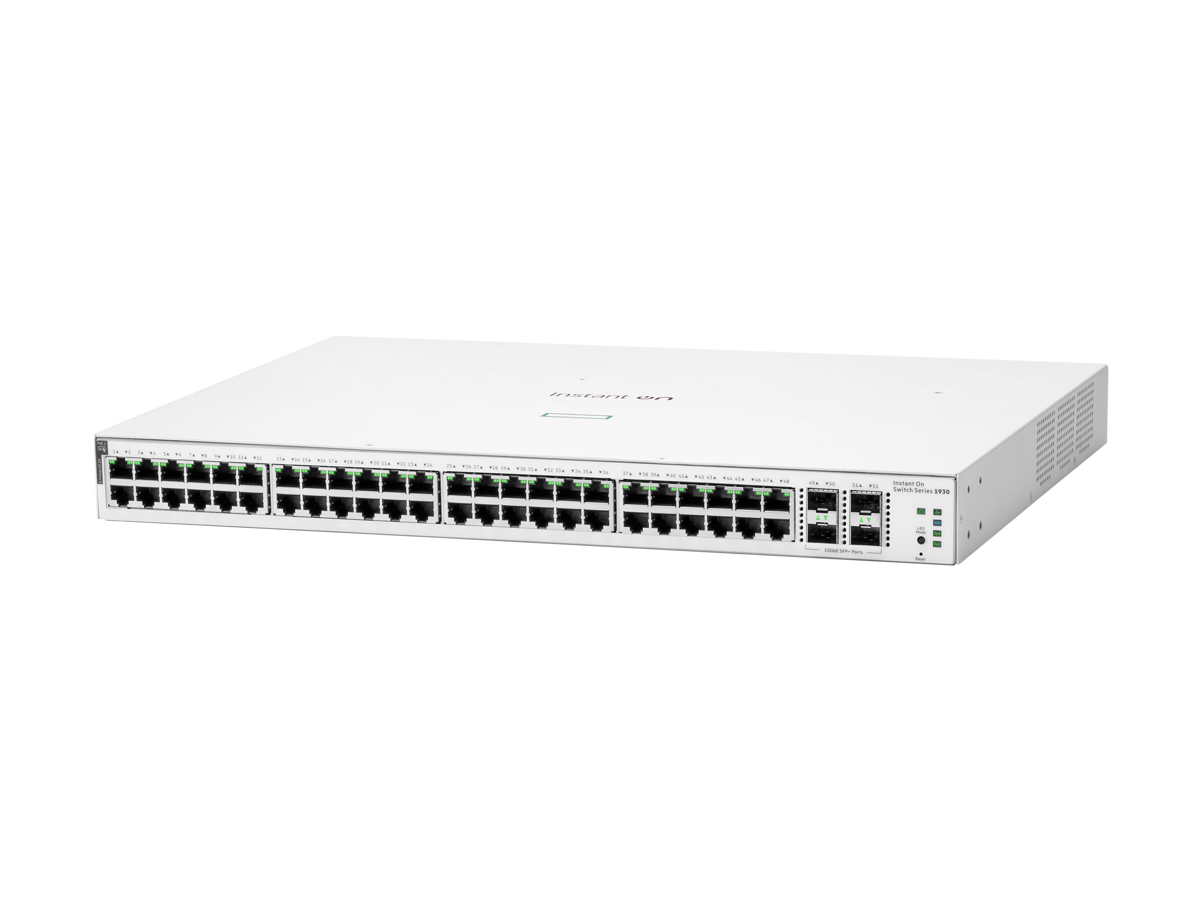 HPE Networking Instant On 1930 48G Class4 PoE 4SFPSFP+ 370W Switch - Switch - L3 - managed - 48 x 101001000 (PoE)