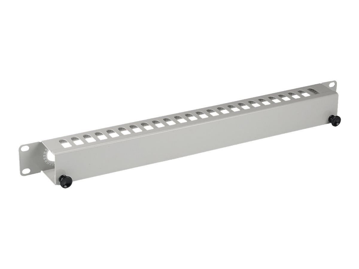 EFB Elektronik EFB-Elektronik - Kabelführungsplatte für Schaltschrank - Rack montierbar - Hellgrau, RAL7035 - 1U - 48.3 cm (19")