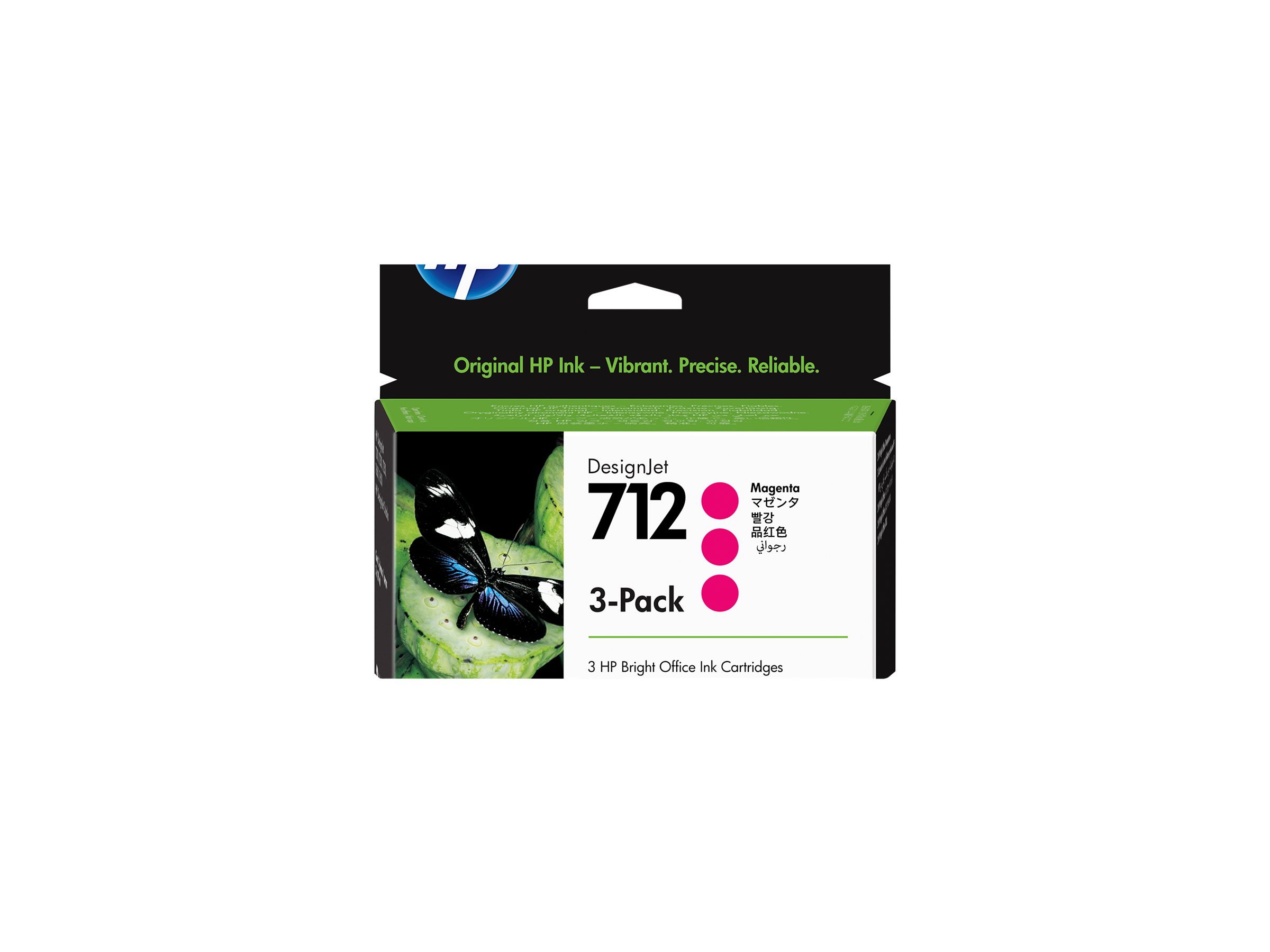 HP 712 - 3er-Pack - 29 ml - Magenta - original