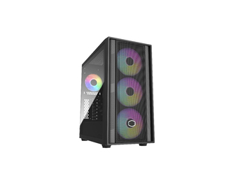 Cooler Master MasterBox 600 - Mid tower - E-ATX - Seitenteil mit Fenster (gehärtetes Glas)