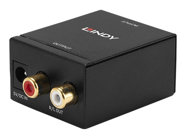 Lindy Digital-Analog-Audiowandler - Schwarz