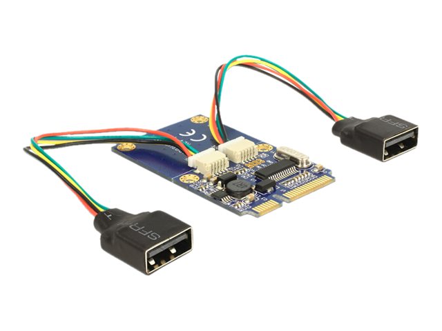Delock MiniPCIe IO PCIe full size 2 x USB 2.0