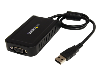 StarTech.com USB VGA Adapter - 1920x1200 - Multi Display Adapter Kabel - Externe Monitor Grafikkarte - 1080p - USB 2.0 - USBVGA-Adapter - TAA-konform - USB (M)