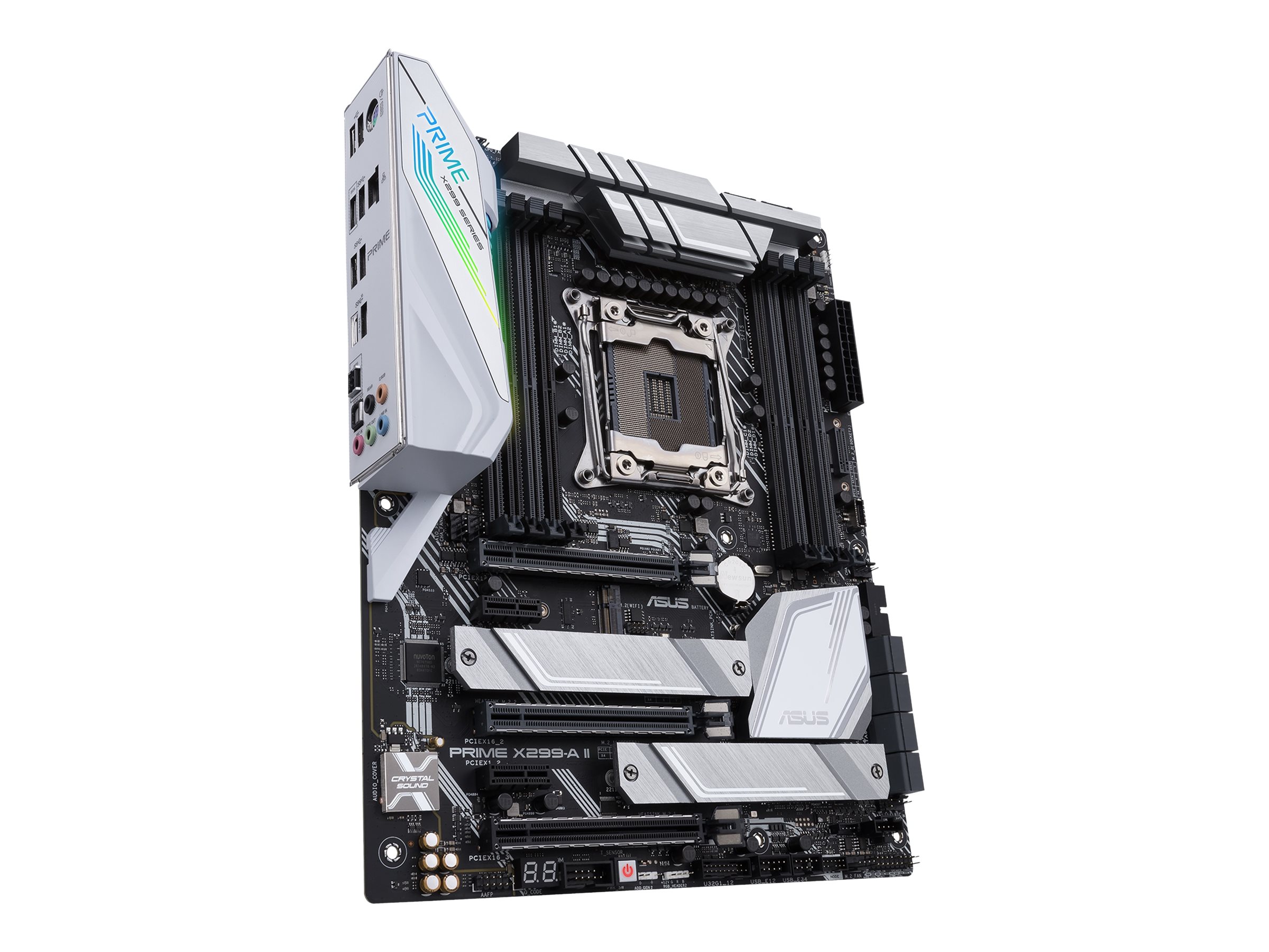 ASUS PRIME X299-A II - Motherboard - ATX - LGA2066 Socket - X299 Chipsatz - USB-C Gen2, USB 3.2 Gen 1, USB 3.2 Gen 2 - Gigabit LAN - HD Audio (8-Kanal)