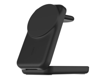 Belkin UltraCharge - Kabelloses Ladegerät - 3-in-1, magnetisch, faltbar, mit Qi2 + AC-Netzteil